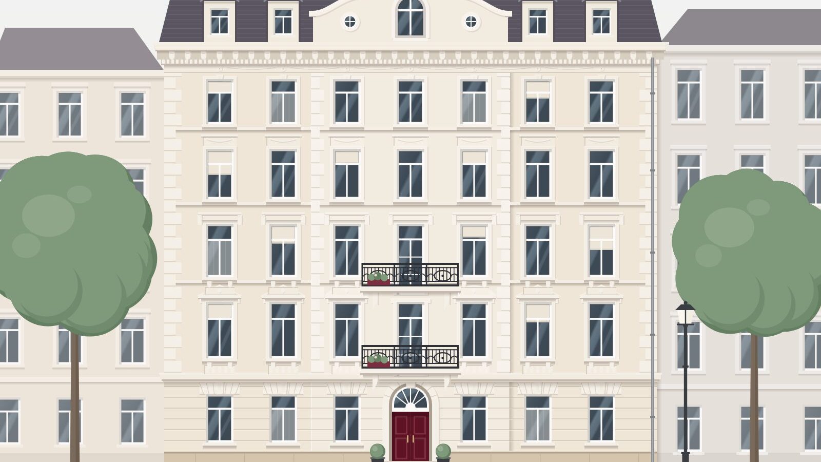 Vermietete 2-Zimmer-Altbauwohnung mit Balkon in der Äußeren Neustadt – Außenansicht